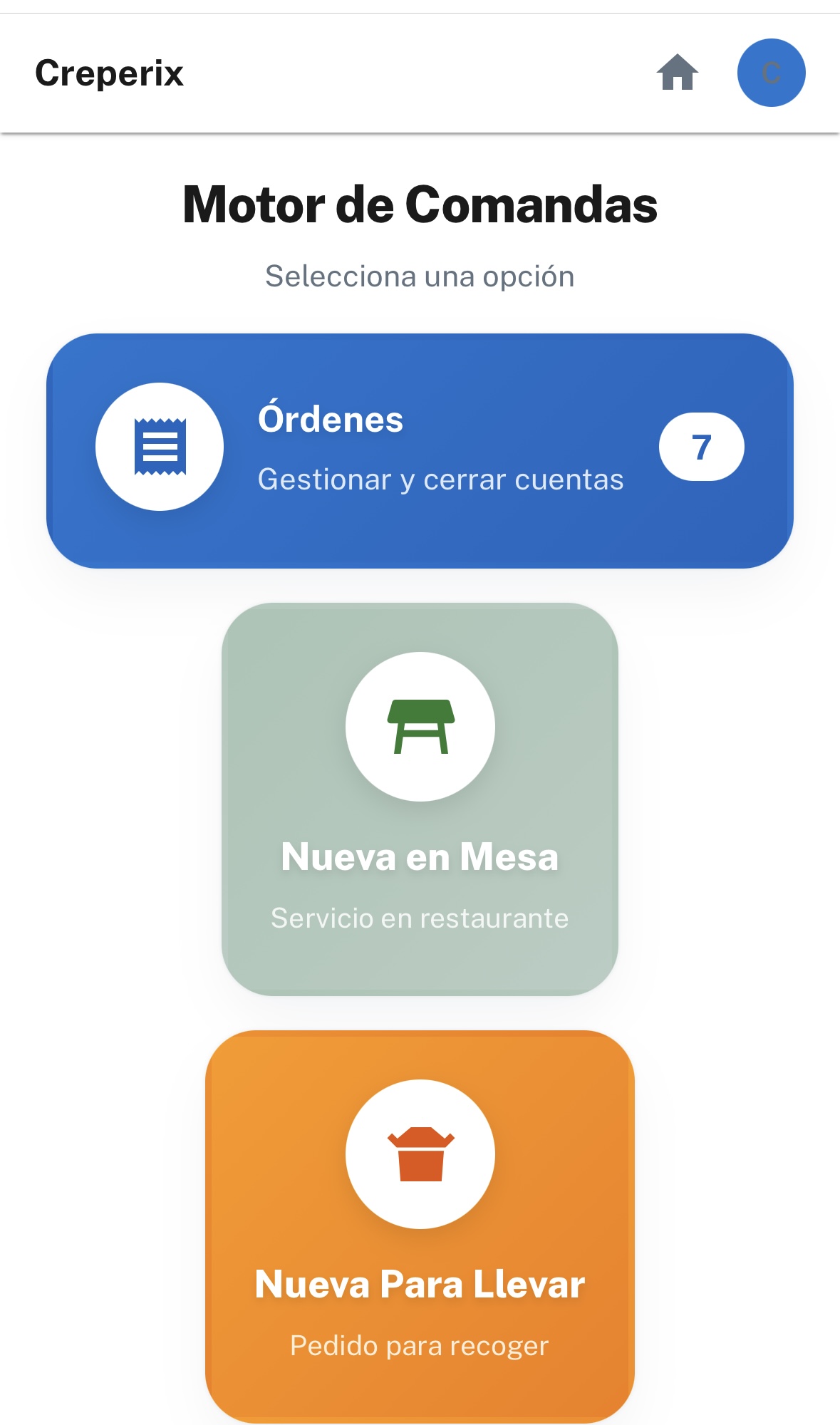 Interfaz de Comander_Mobile_OS