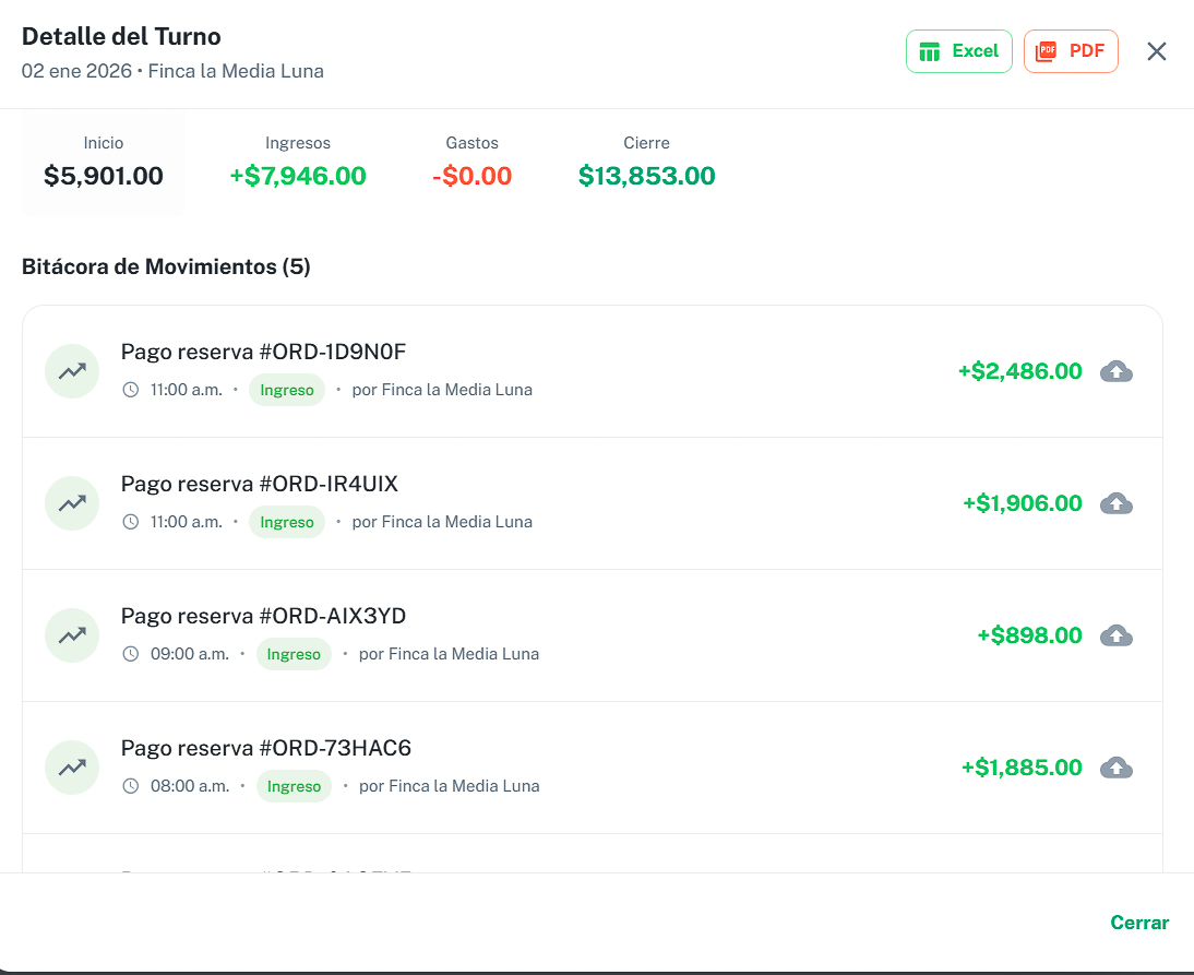 Interfaz de Shift_Precision