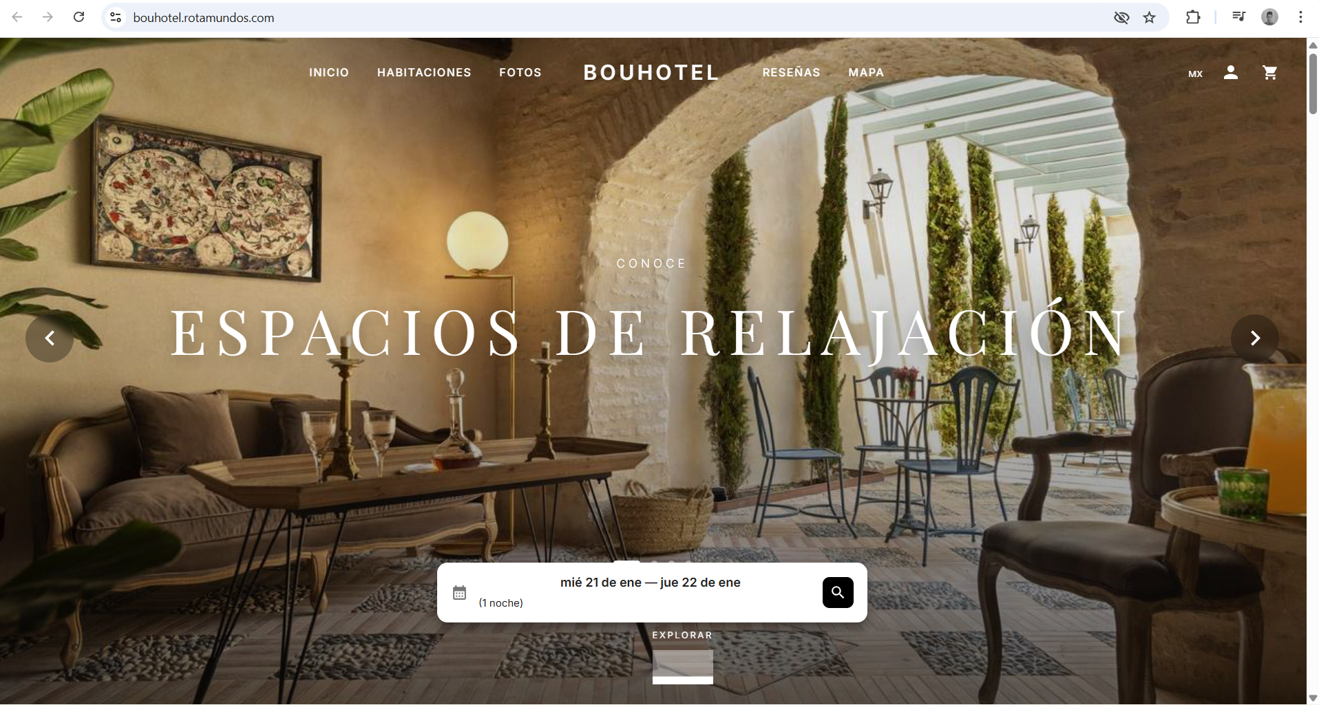Interfaz de Boutique_Design_Engine